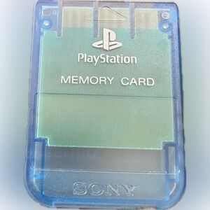 PlayStation Memory Card Blue